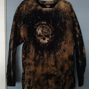 Harley Davidson tie-dye sweater